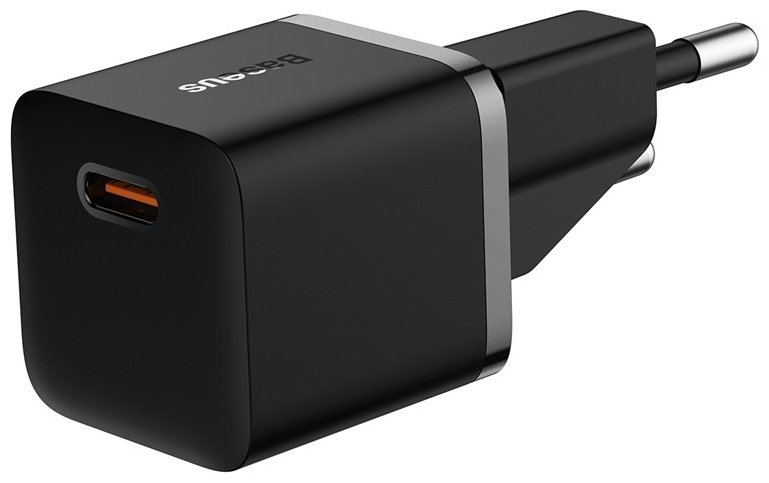 Зарядное устройство Baseus GaN5 mini 1C 20W USB Type-C черный - ForteMarket Зарядное устройство Baseus GaN5 mini 1C 20W USB Type-C черный купить,0
