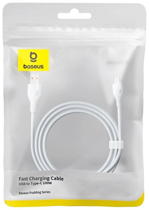 Кабель Baseus USB 2.0 (M), USB TypeC (M) белый купить,NaN