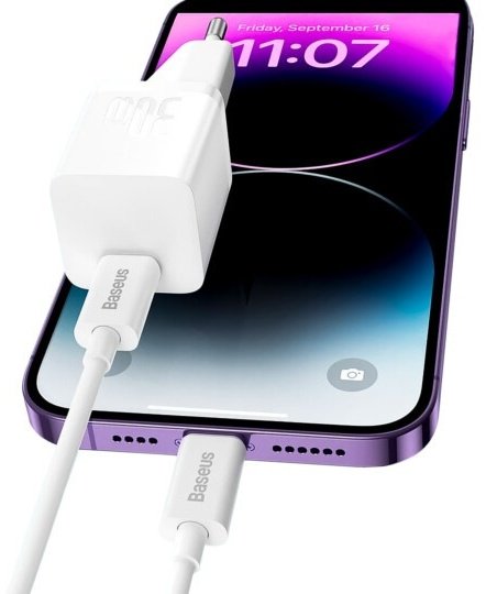 Зарядное устройство Baseus P10110902213-00 USB Type-C белый купить,0