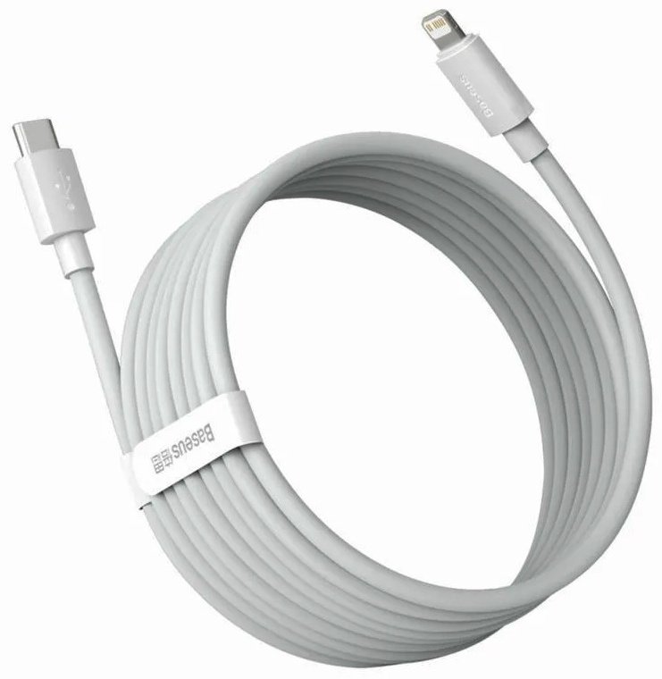 Кабель Baseus Lightning (M) белый