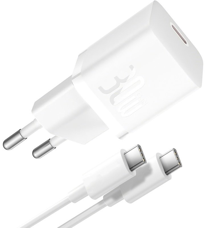 Зарядное устройство Baseus P10110902213-00 USB Type-C белый купить,0