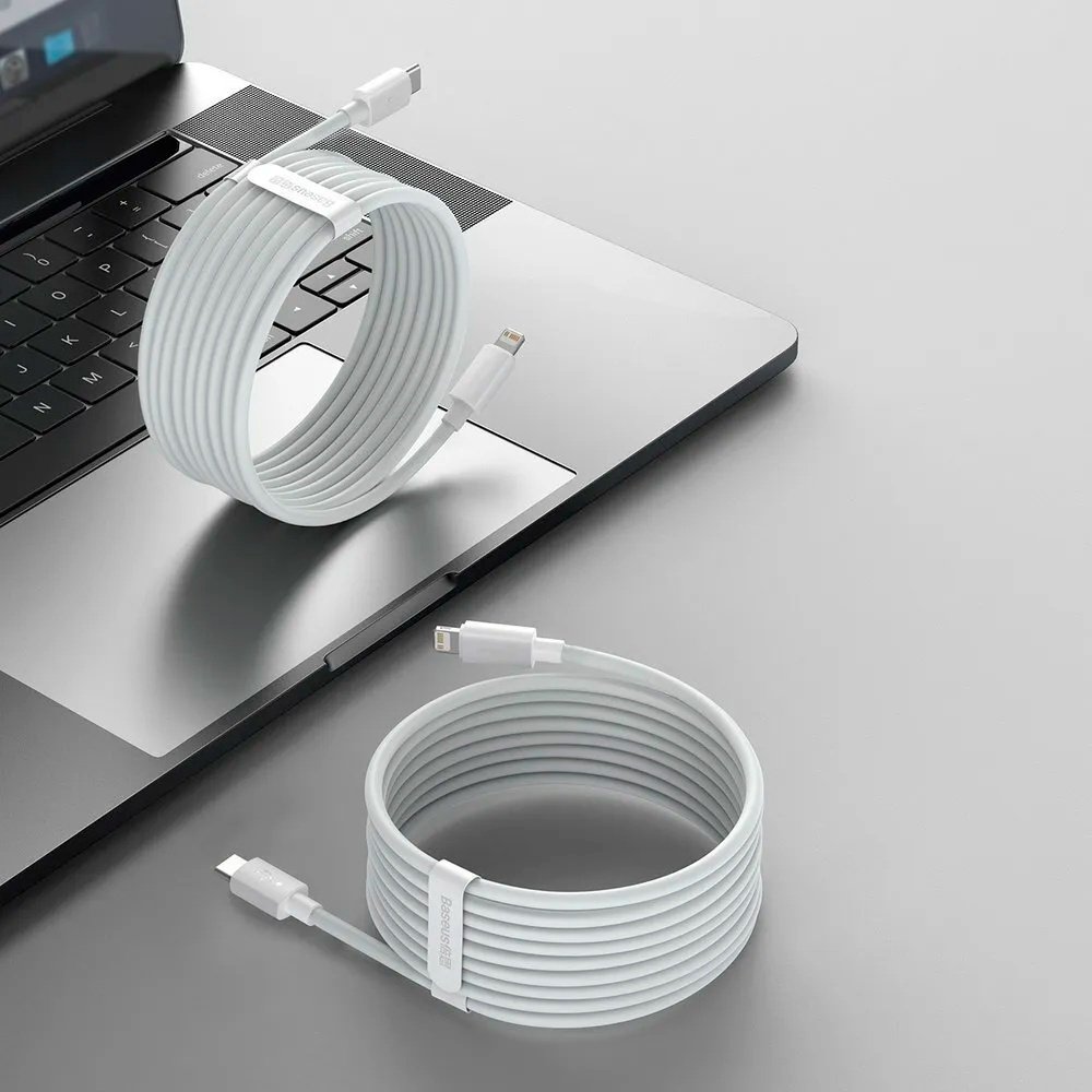 Кабель Baseus Lightning (M) белый