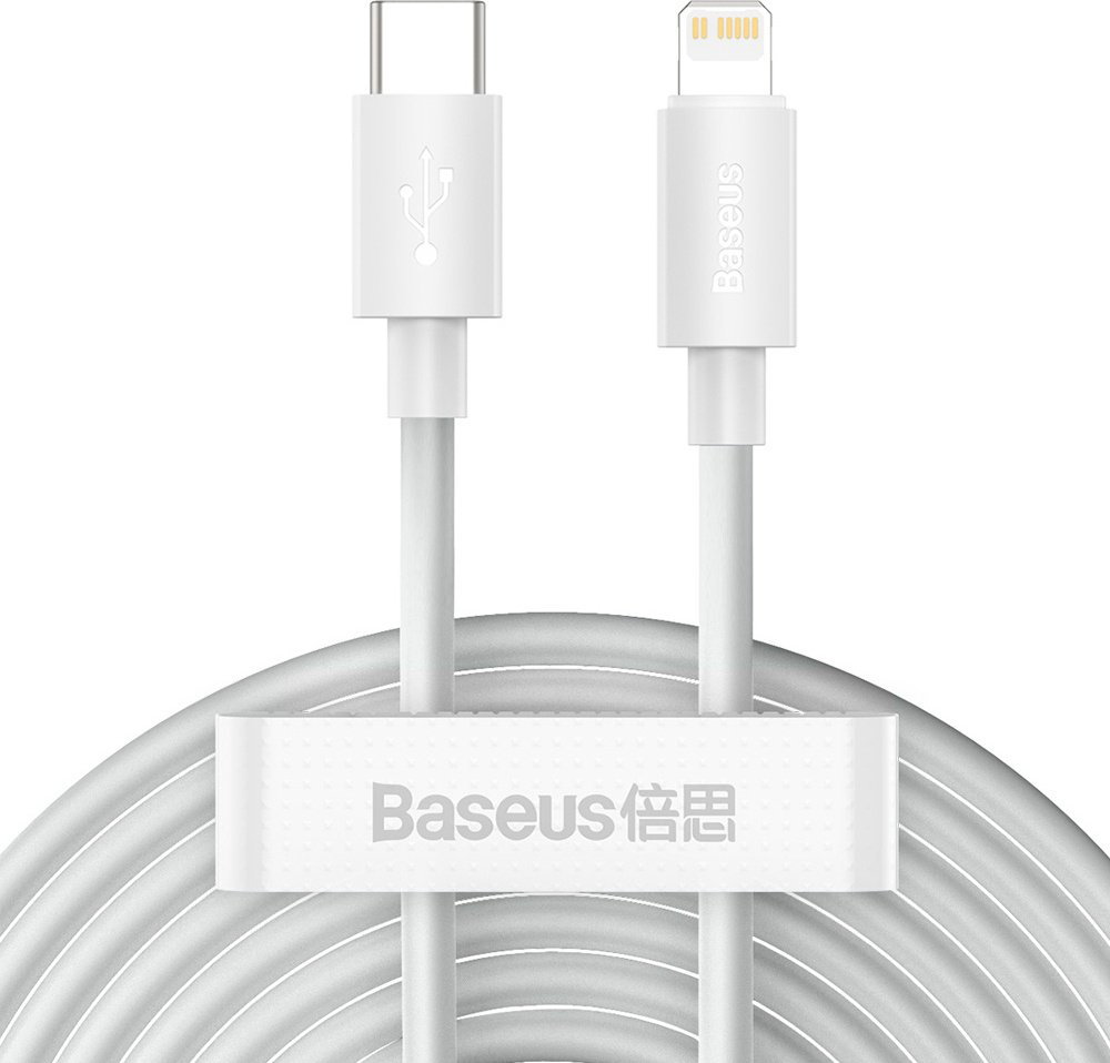 Кабель Baseus Lightning (M) белый купить,NaN