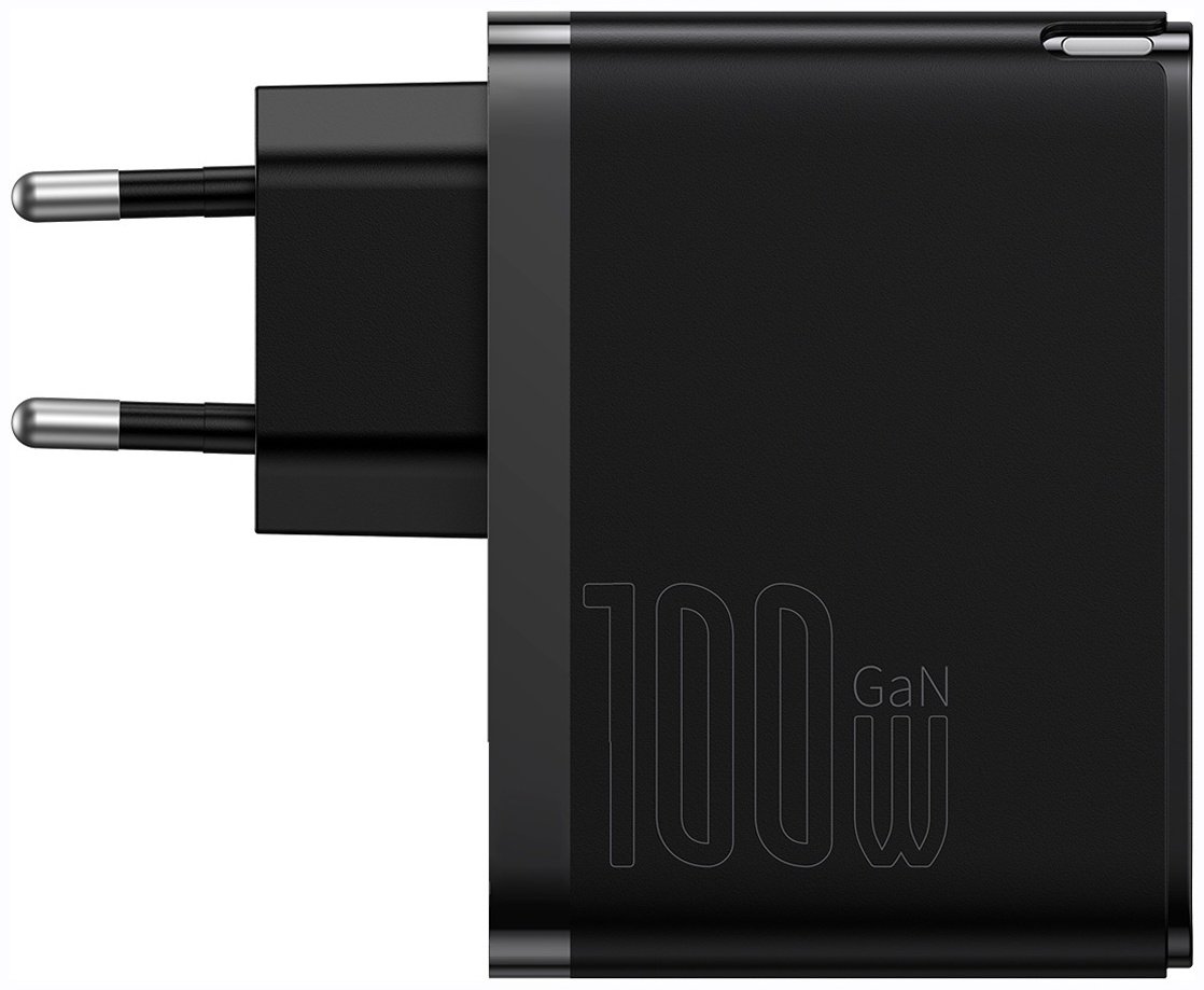 Зарядное устройство Baseus GaN5 Pro C+U 100W USB, USB Type-C черный купить,0
