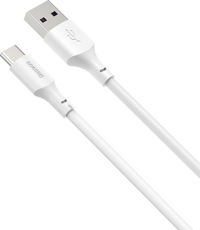 Кабель Baseus USB TypeC (M) белый купить,0