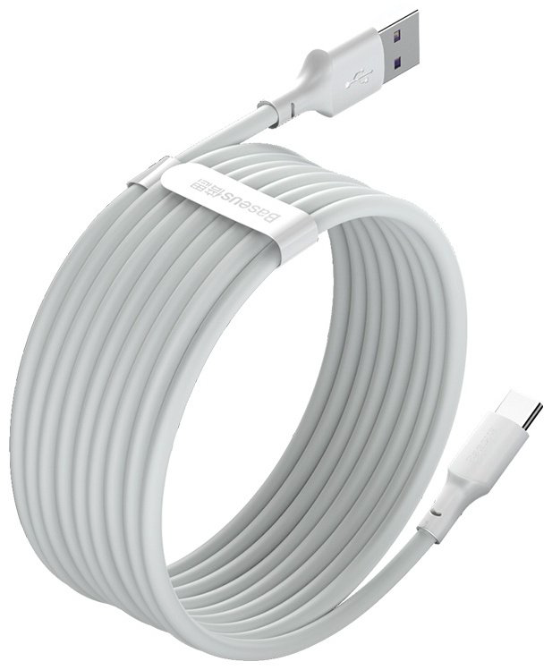 Кабель Baseus USB TypeC (M) белый купить,NaN
