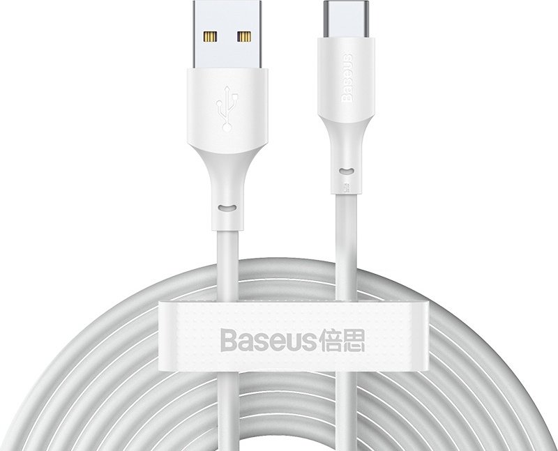 Кабель Baseus USB TypeC (M) белый купить,0
