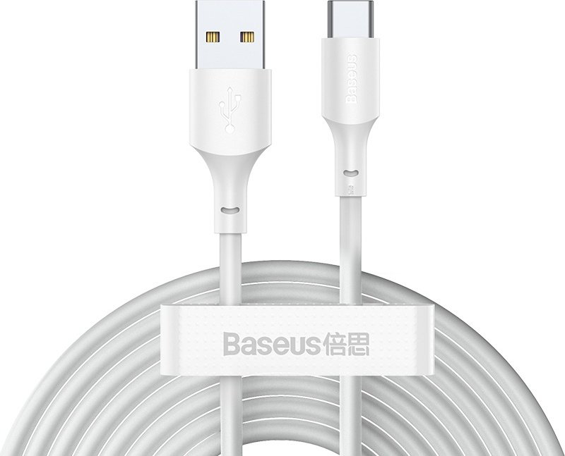 Кабель Baseus USB TypeC (M) белый купить,NaN