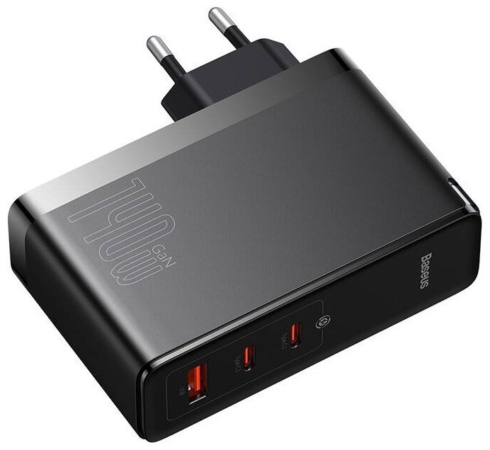 Зарядное устройство Baseus GaN5 Pro 2C+U 140W USB, USB Type-C черный купить,NaN