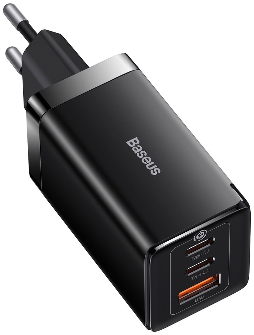 Зарядное устройство Baseus GaN5 Pro 2C+U 65W USB, USB Type-C черный