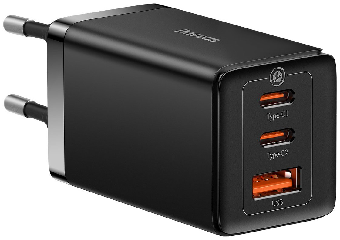 Зарядное устройство Baseus GaN5 Pro 2C+U 65W USB, USB Type-C черный купить,NaN