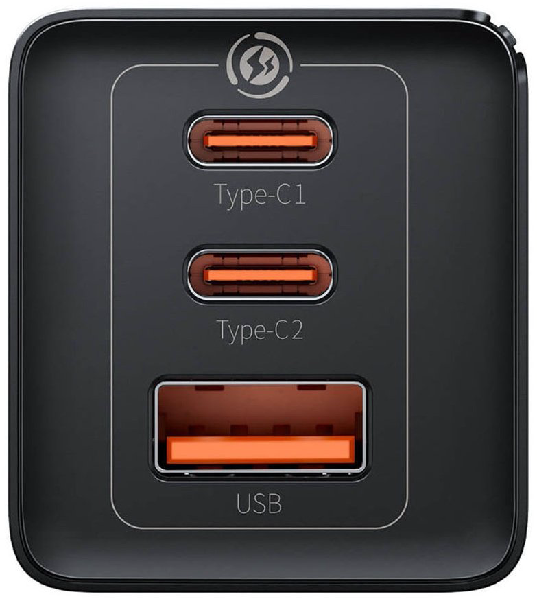 Зарядное устройство Baseus GaN5 Pro 2C+U 65W USB, USB Type-C черный купить,NaN
