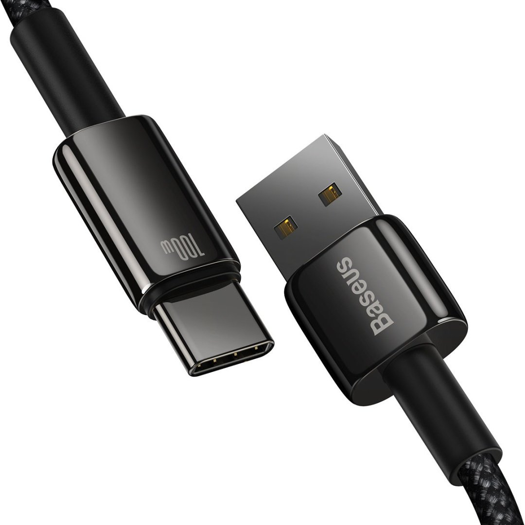 Кабель Baseus USB 2.0 (M), USB TypeC (M) черный купить,0