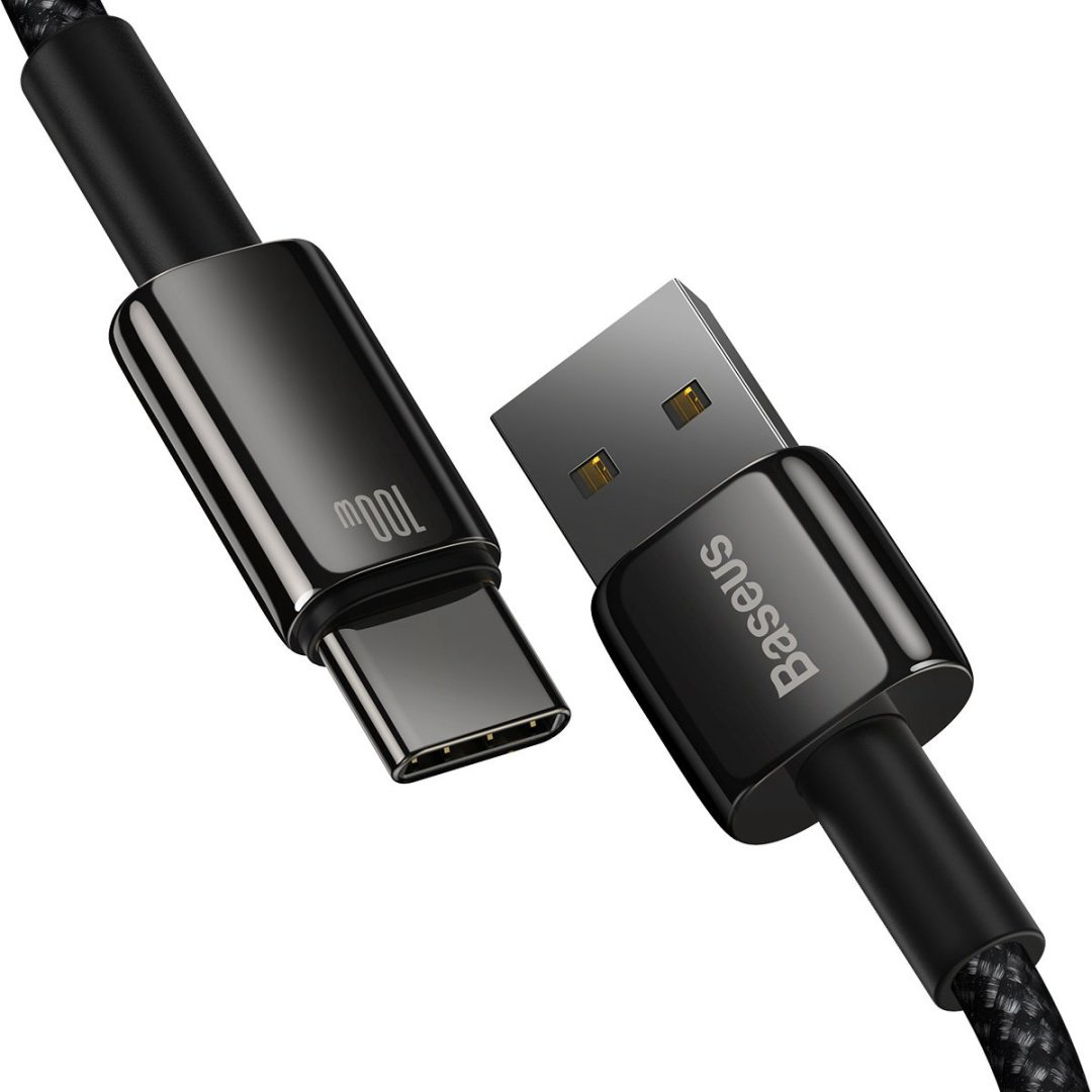 Кабель Baseus USB 2.0 (M), USB TypeC (M) черный купить,NaN