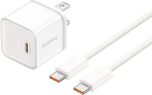 Зарядное устройство Baseus P10162501213-02 USB Type-C белый