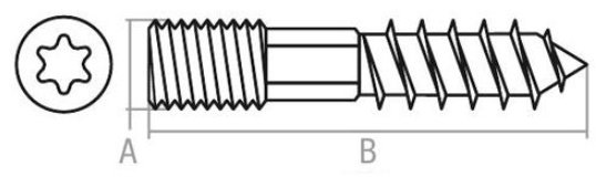 STARFIX шуруп по дереву, по бетону (10х100 мм), 1 шт.