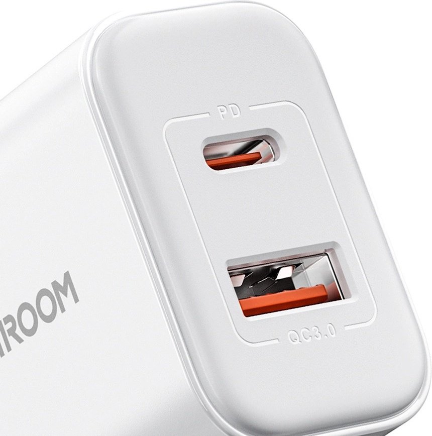 Зарядное устройство JOYROOM JR-TCF05WT USB Type-C, USB белый
