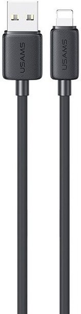 Кабель Usams Lightning (M), USB 2.0 (M) черный