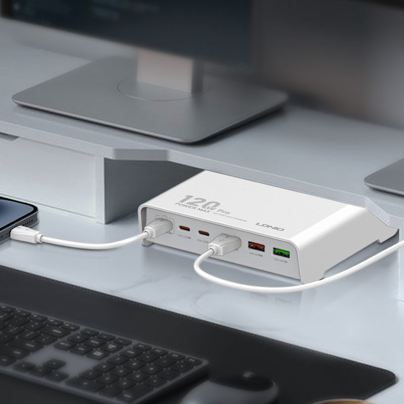 Зарядное устройство LDNIO Q605 USB Type-C, USB белый купить,NaN