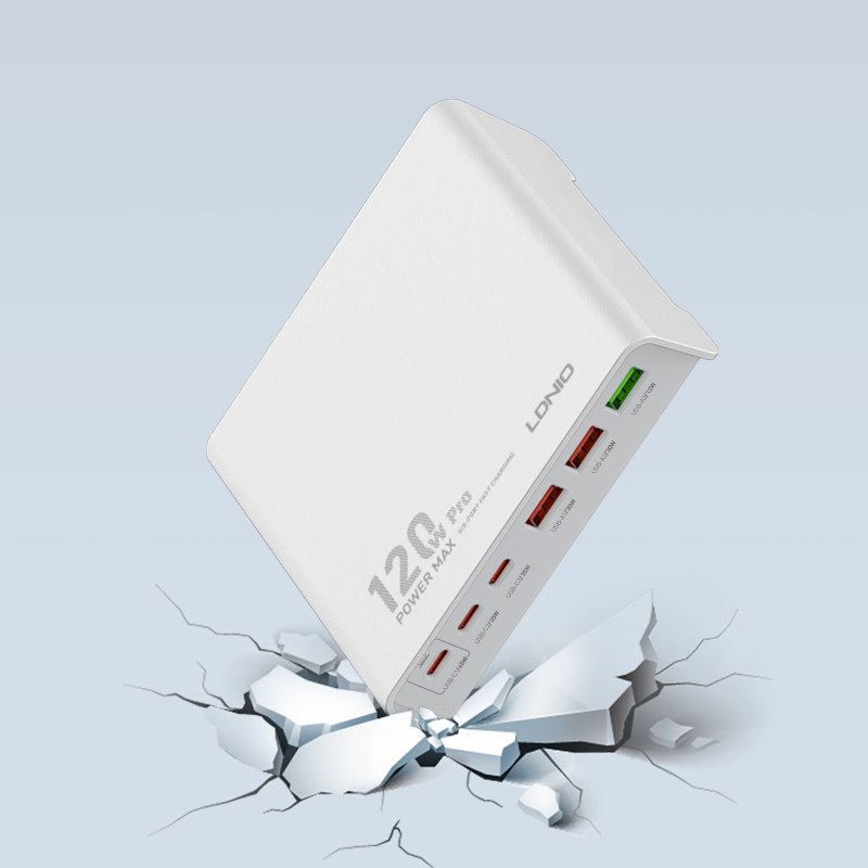 Зарядное устройство LDNIO Q605 USB Type-C, USB белый