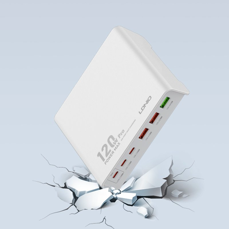 Зарядное устройство LDNIO Q605 USB Type-C, USB белый купить,NaN