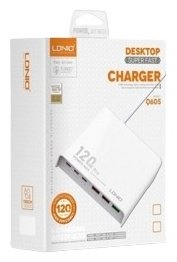 Зарядное устройство LDNIO Q605 USB Type-C, USB белый