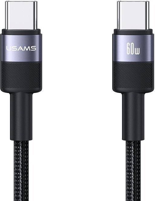 Кабель Usams USB TypeC (M) черный