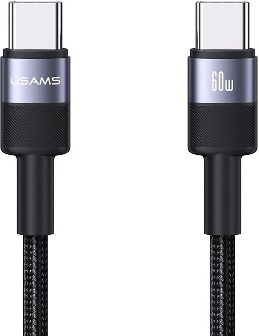 Кабель Usams USB TypeC (M) черный купить,NaN