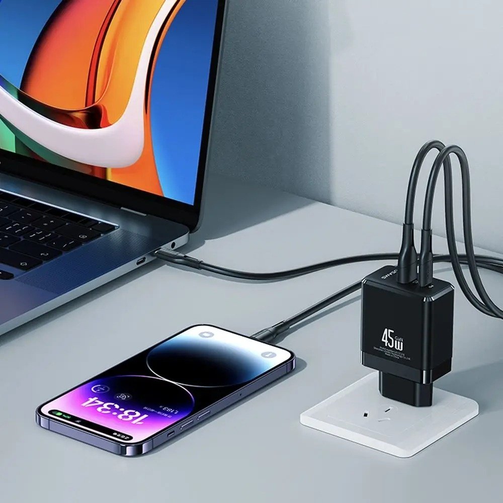 Кабель Usams USB TypeC (M) черный купить,0