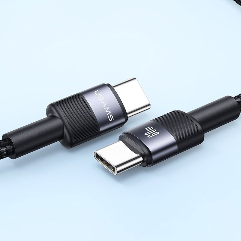 Кабель Usams USB TypeC (M) черный купить,NaN