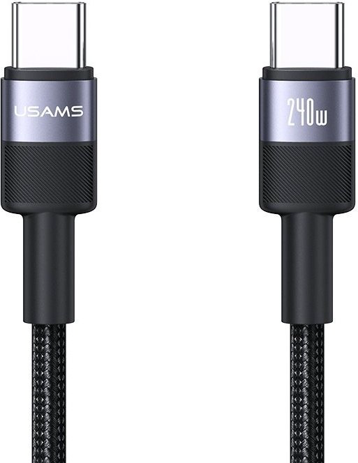 Кабель Usams USB TypeC (M) черный