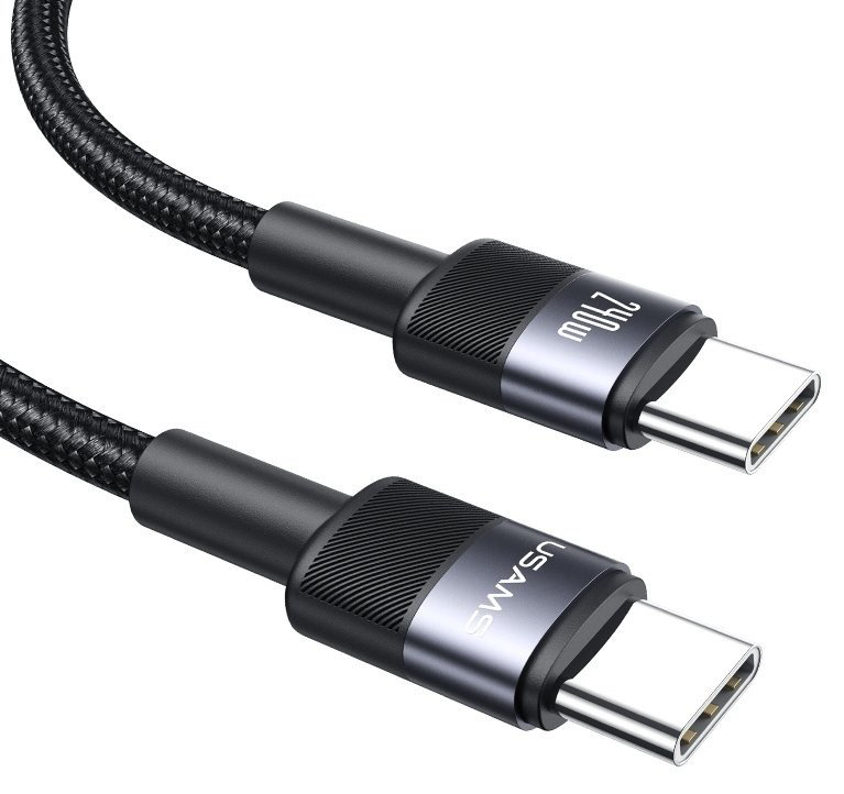 Кабель Usams USB TypeC (M) черный купить,NaN