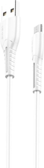 Кабель Usams USB 2.0 (M), micro-USB 2.0 (M) белый
