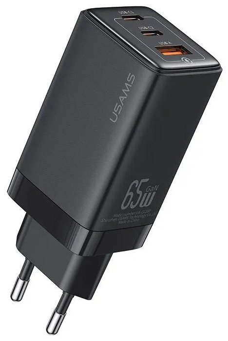 Зарядное устройство Usams CC180 Sandru Series USB Type-C, USB черный купить,NaN