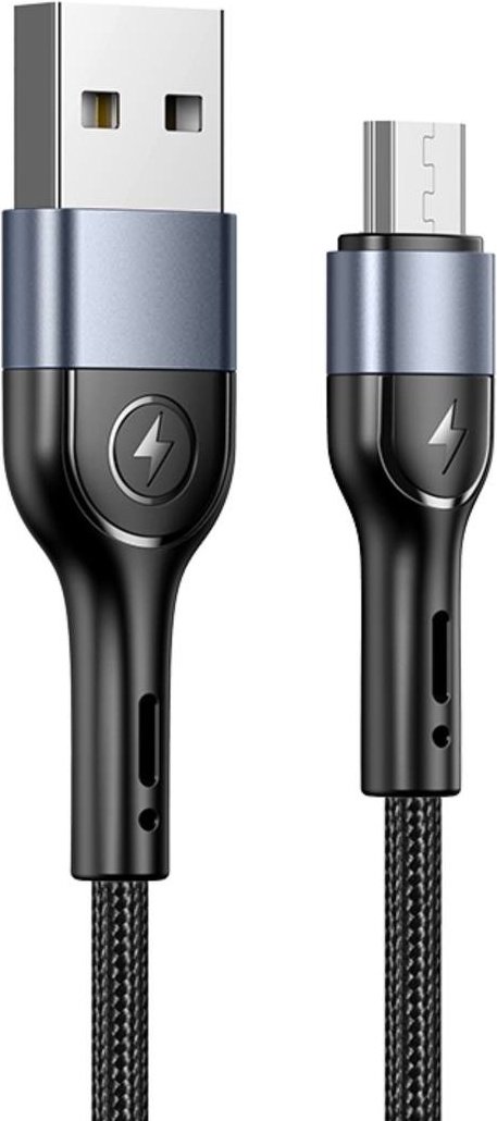 Кабель Usams micro-USB 2.0 (F) черный
