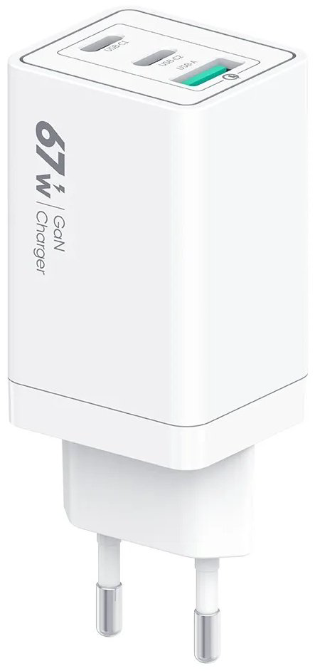 Зарядное устройство Vidvie PLE242 USB Type-C, USB белый