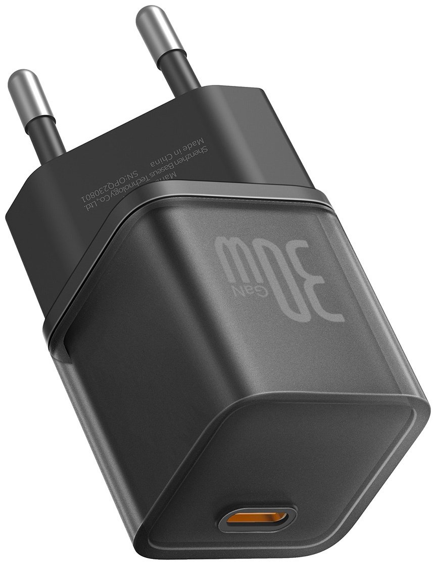 Зарядное устройство Baseus GaN5S 1C 30W USB Type-C черный - ForteMarket Зарядное устройство Baseus GaN5S 1C 30W USB Type-C черный купить,0