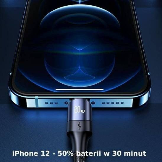 Кабель Usams Lightning (M), USB TypeC (M) черный купить,NaN