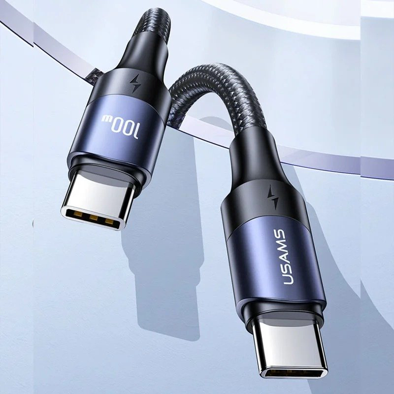 Кабель Usams USB TypeC (M) черный