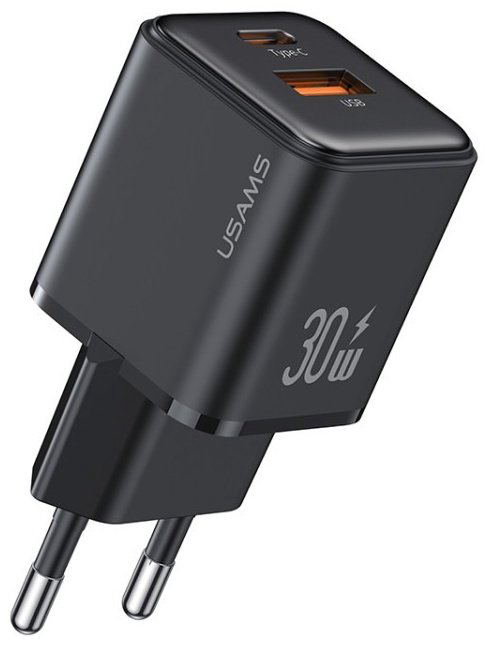 Зарядное устройство Usams US-CC189 USB Type-C, USB черный