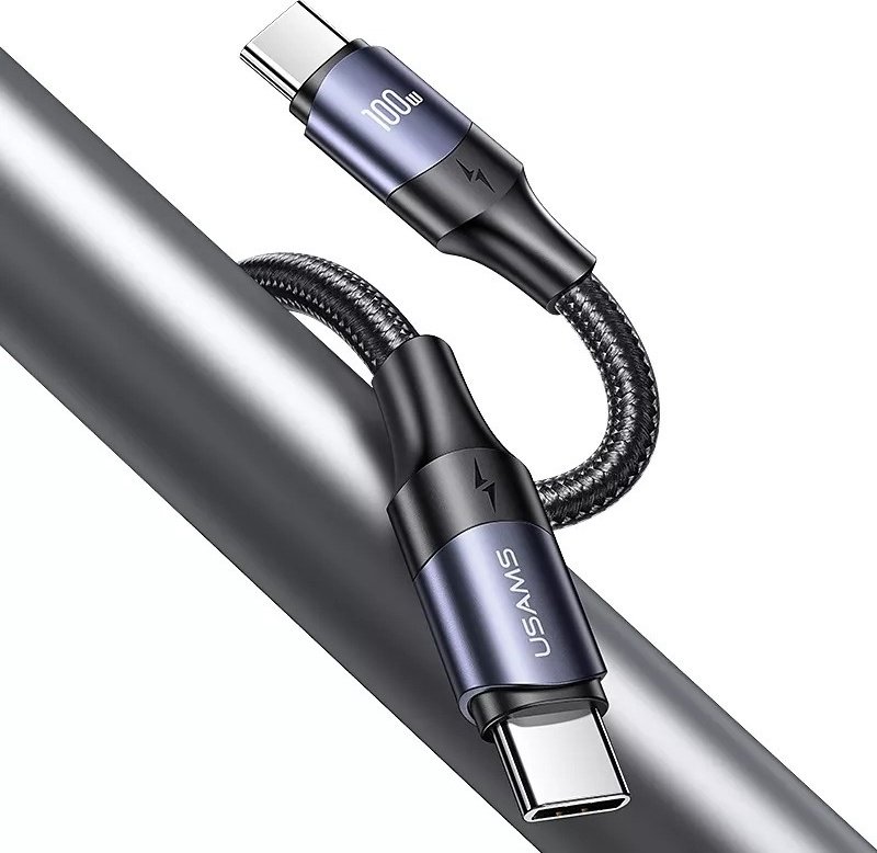 Кабель Usams USB TypeC (M) черный