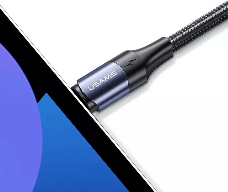 Кабель Usams USB TypeC (M) черный