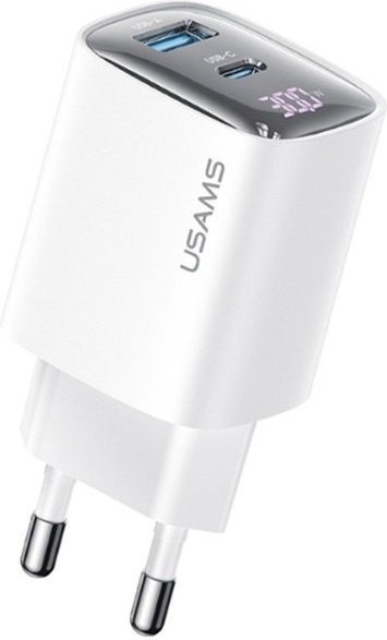 Зарядное устройство Usams CC229TC02 USB Type-C, USB белый