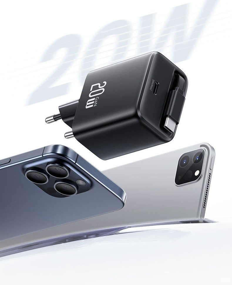 Зарядное устройство Usams CC233 YC Series USB Type-C черный купить,NaN