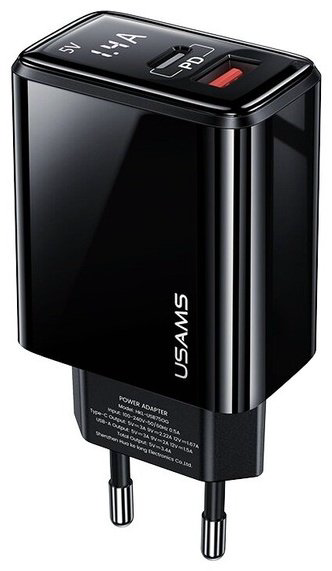 Зарядное устройство Usams T40 US-CC133 USB Type-C, USB черный