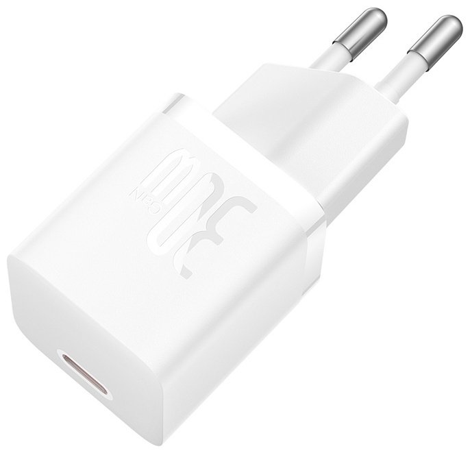 Зарядное устройство Baseus GaN5 (mini) 1C 30W USB Type-C белый - ForteMarket Зарядное устройство Baseus GaN5 (mini) 1C 30W USB Type-C белый купить,0