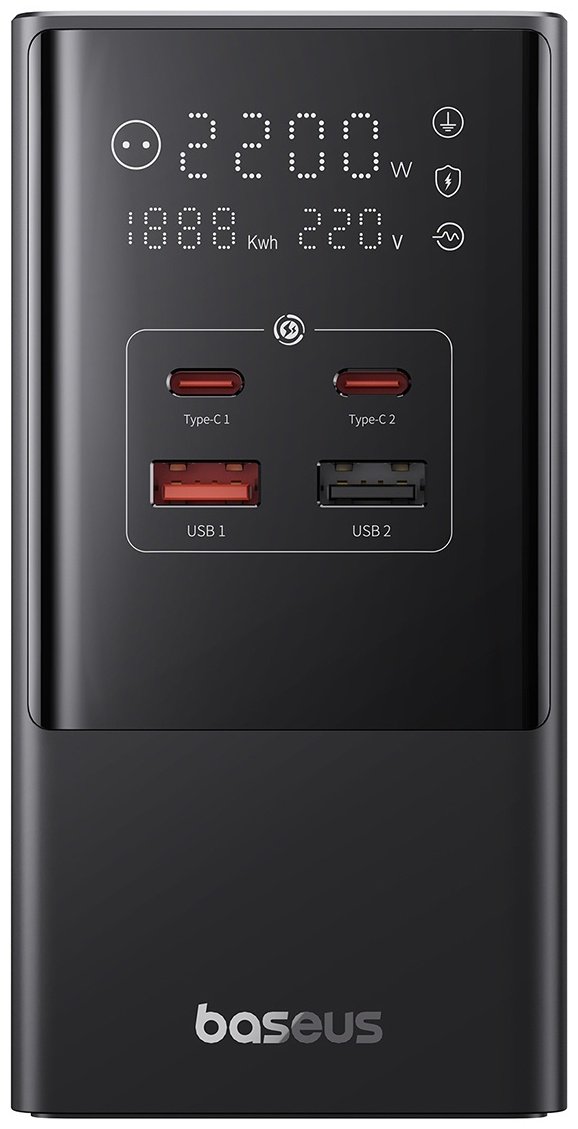 Зарядное устройство Baseus GaN5 PowerCombo PowerStrip 3AC+2U+2C 35W черный - ForteMarket Зарядное устройство Baseus GaN5 PowerCombo PowerStrip 3AC+2U+2C 35W черный купить,0