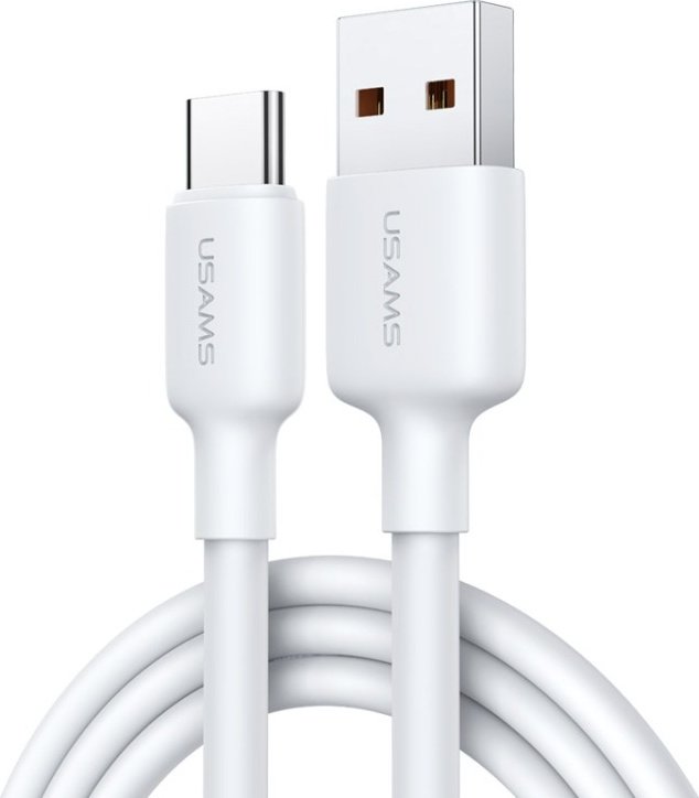 Кабель Usams USB 2.0 (M), USB TypeC (M) белый