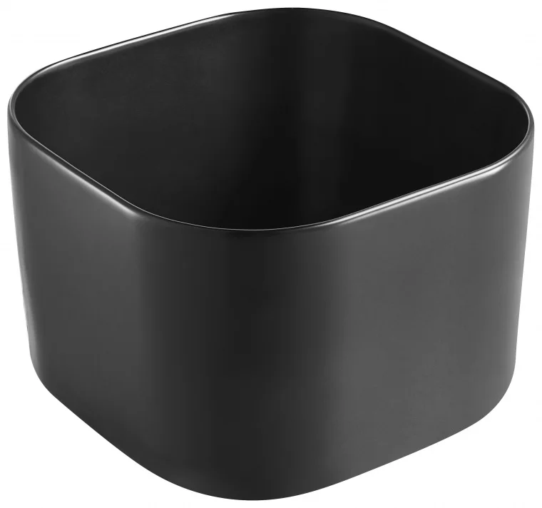 Раковина накладная Abber Rechteck AC2222MB 40.5x40.5x28.5см черная матовая