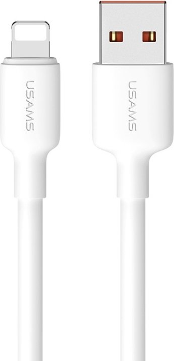 Кабель Usams USB 2.0 (F), Lightning (M) белый
